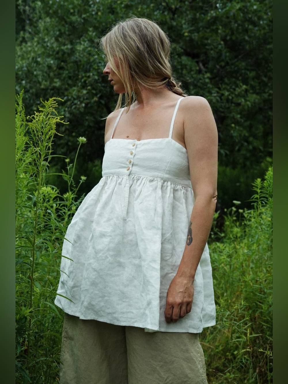 Rudy Jude Linen Bonnie Top Salt